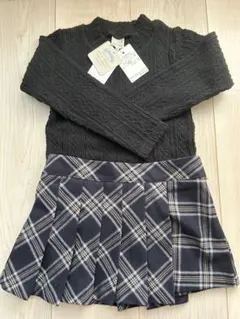 ZARA ザラ チェックプリーツスカート　116cm