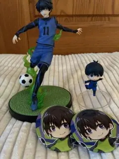 ブルーロック　潔世一 フィギュア&ミニフィギュア&缶バッチ セット