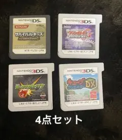 【セット売り】 Nintendo 3DS DS ゲームソフト 4点セット