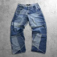 00s true religion patchwork denim jacket - メルカリ