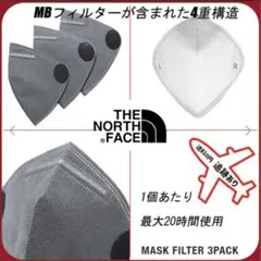 ノースフェイスマスクフィルター　3枚入×2個セットのサムネイル
