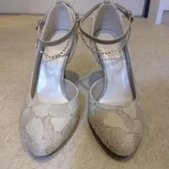 POOL SIDEベージュパンプス