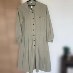 MHL.長袖ワンピース カーキ