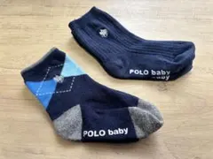 POLO baby ベビー靴下 2足セット　11.12.13.14