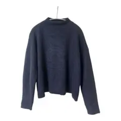 any FAM モックネックニット　ネイビー　Lサイズ