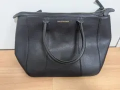 エンポリオアルマーニ　EMPORIO　ARMAN　レザートートバッグ　ブラック