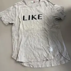 LIKE ロゴ Tシャツ ベージュ 150cm