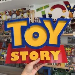 トイストーリー 3Dタイトルロゴパネル 看板 - メルカリ
