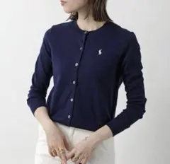 ポロラルフローレン　カーディガン　ネイビー