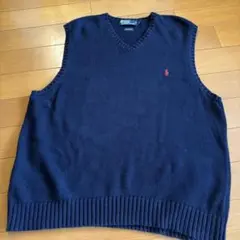 Polo by Ralph Lauren ニットベスト ネイビー　スクールベスト