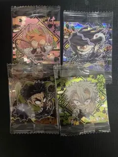 鬼滅の刃ディフォルメシールウエハース 其ノ十四 伊黒　甘露寺　不死川　悲鳴嶼