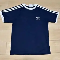 adidas 半袖Tシャツネイビー