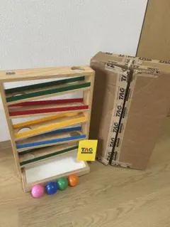 icio 美品/モンテッソーリ知育/Tag社正規品ボールトラッカー TAG ボールトラッカー 木製 知育玩具 モンテッソーリ - メルカリ