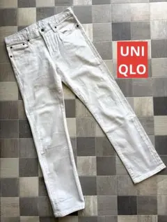 【極美品】ユニクロ パンツ スリムフィットストレートジーンズ GU ザラ好きに