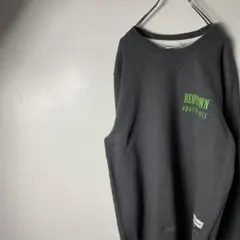 I213 チャンピオン　胸プリント　バックプリント　裏起毛　M グレー　長袖