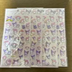 【正規品】サンリオぷくっとシール マイメロクロミ＆クロミ 4枚セット