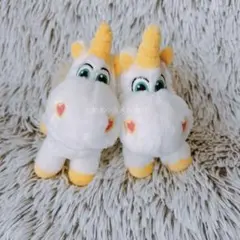 ディズニーリゾート トイストーリー バターカップ ぬいぐるみバッジ 2つセット