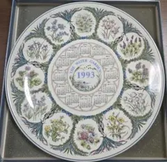 WEDGWOOD ウェッジウッド カレンダープレート 花のカレンダー 1994