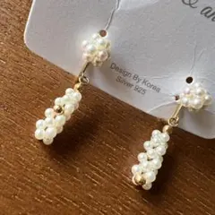 パールピアス 上品 シンプル 可愛い