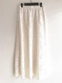 未使用品 ユナイテッドアローズ レースロングスカート