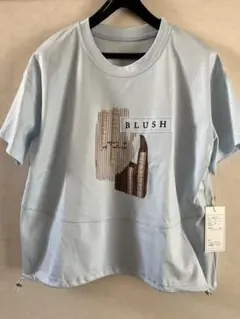 【新品未使用】COMMECI COMME CAグラフィックTシャツ ライトブルー