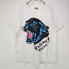 galaxxxy　半袖　Tシャツ　L　ビッグプリント　ホワイト　リユース　古着のサムネイル