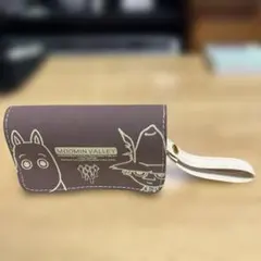 【再々々値下げ/レアもの】 ムーミンキャラクター 小型ポーチ ブラウン/クリーム