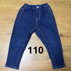 branshes キッズ デニムパンツ　110㎝　ウエストゴム　長ズボン　子供服