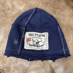 激レア‼️ 希少‼️ TRUE RELIGION ビーニー Y2K ネイビーのサムネイル