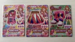 【匿名配送】アイカツ！キャンペーンレア アニメCG大空あかり ピンクパレード一式