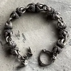 VINTAGE ドラゴンクロー チェーン マンテルブレスレット 極太 メンズ