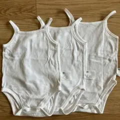 UNIQLO キャミソールメッシュロンパース