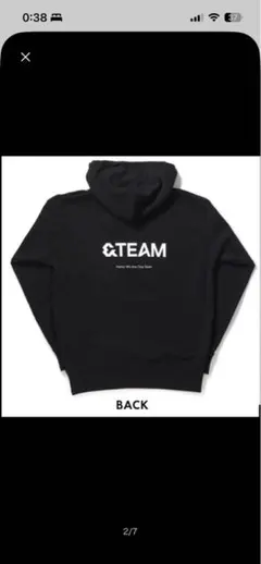 &TEAM ZIP-UP -HOODIE ジップアップ フーディー パーカーのみ - メルカリ