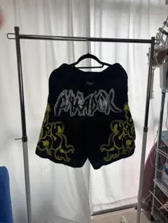 PARADOX ショートパンツ ブラック イエローのサムネイル