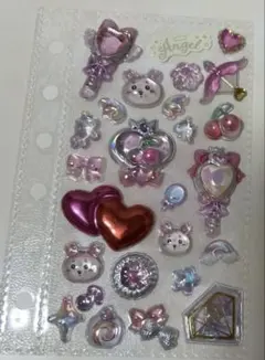 【正規品】ちいかわ　カニ　ボンボンドロップシール　ピンク系　赤系　古本屋