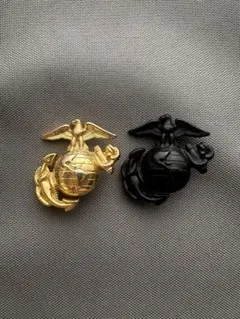 USMC ネジ式ピンバッジ　2個のサムネイル