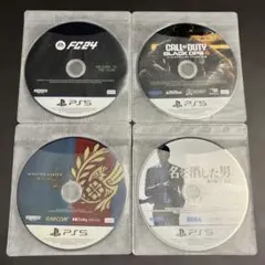 PS5 ソフト まとめ売り FC24 COD6 モンハン 龍が如く7 外伝