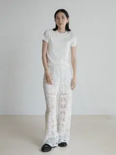 【2025新商品nokcha】crochet knit pants