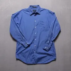 NAUTICA 3294 長袖シャツ L 青