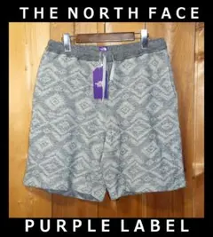 新品 ノースフェイス パープルレーベル ジャガードフィールドショーツ W32　Ⓗ