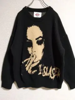 INNERSE SLASHER ブラック ニット セーター L