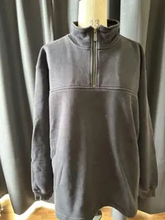 Carhartt ハーフジップ スウェット トレーナー L ブラック フェード