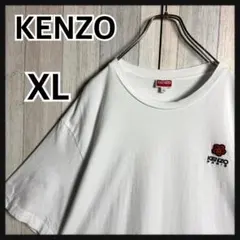 3983【人気デザイン・XL】ポルトガル製 ケンゾー フラワー刺繍 Tシャツ