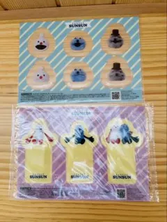 【未開封】PUPPET SUNSUN セブンイレブンブックマーカー2点セット