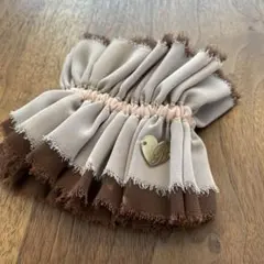 フリルデザイン ヘアゴム　シュシュ