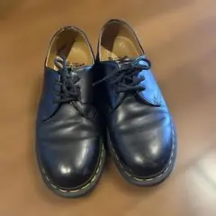 希少 ドクターマーチン 3ホールシューズ 1461 ネイビー UK8 27cm