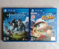 PS4 ホライゾン ゼロドーン　　　　　PS4 パワフルプロ野球 2016