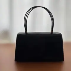 未使用級✨ 銀座かねまつ ハンドバッグ フォーマル がま口 ベルベット 