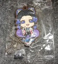 鬼滅の刃　胡蝶しのぶ　ラバーマスコット　ストラップ　ガチャガチャ　ばんちょうこう