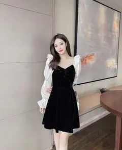 お値下げ　新品未使用タグ付き　綺麗見えワンピース